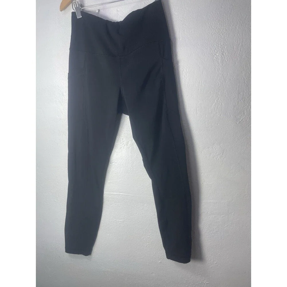 90 degree by reflex leggings Size M Black High Rise Pant  Pockets Stretch Active